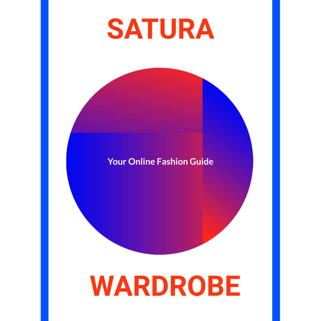 Fashion Guide on Circle Frame Instagram Tasarım Şablonu