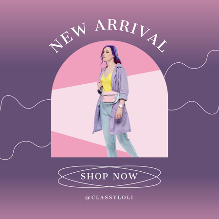 Woman Clothes New Arrival Instagram Design Template