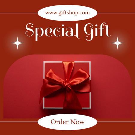 Christmas Gift Shop Offers Instagram AD – шаблон для дизайну