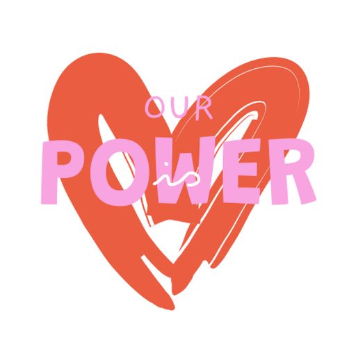 Girl Power Inspiration With Red Heart 