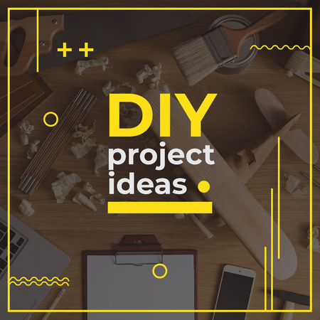 Project ideas with Wooden Plane Instagram tervezősablon