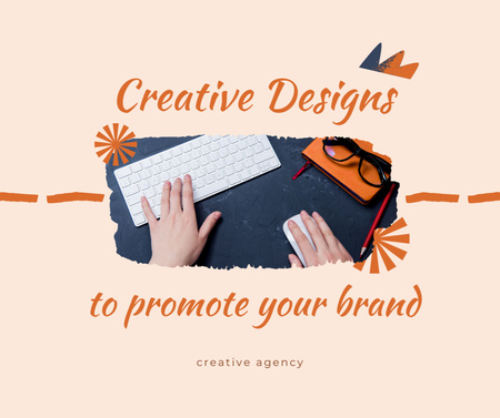 Offer of Creative Designs for Business Facebook – шаблон для дизайна
