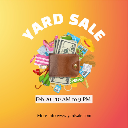 Yard Sale of Anything You Need Instagram Design Template