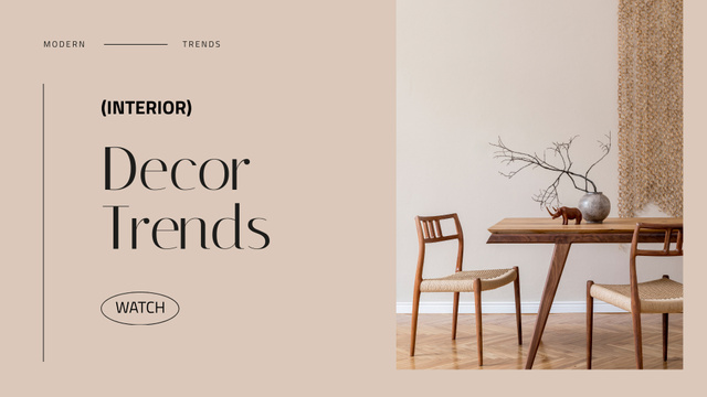 Designvorlage Decor Trends with Cozy Bedroom für Presentation Wide