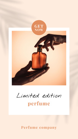 Platilla de diseño Limited Edition of Elegant Fragrance Instagram Video Story