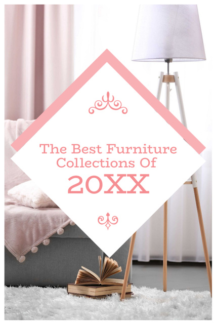 Designvorlage Furniture Offer Cozy Interior in Light Colors für Tumblr