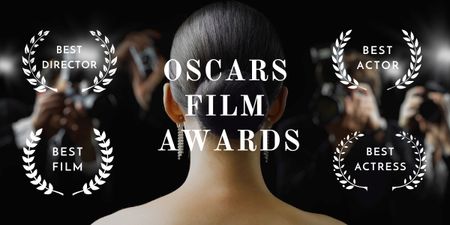 Designvorlage Film Academy Awards with Main Nominations für Image