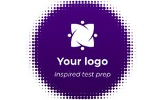 Image of Company Emblem with Abstract Purple Circle