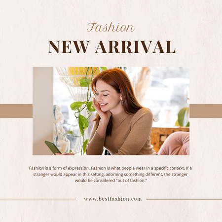 Advertising New Fashion Arrival Instagram Design Template