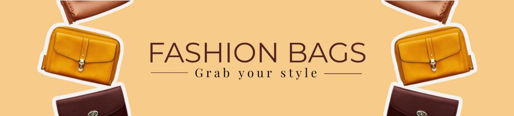 Ontwerpsjabloon van Ebay Store Billboard van Offer of Stylish Female Fashion Bags