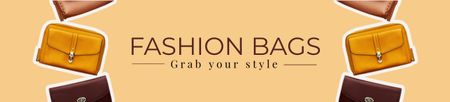 Designvorlage Offer of Stylish Female Fashion Bags für Ebay Store Billboard