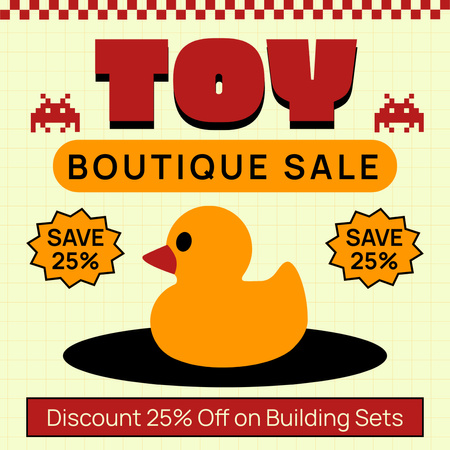 Sale at Toy Boutique Instagram AD Design Template
