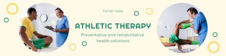 Sport Medicine Clinic Twitter Design Template