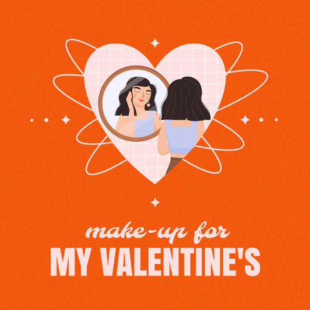 Valentine's Instagram tervezősablon