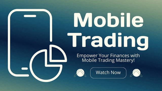 Plantilla de diseño de Mobile Trading Mastery Training Youtube Thumbnail 