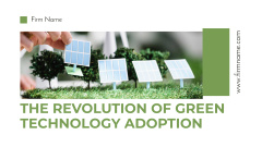 Revolutionary Green Technology Adoption of Business