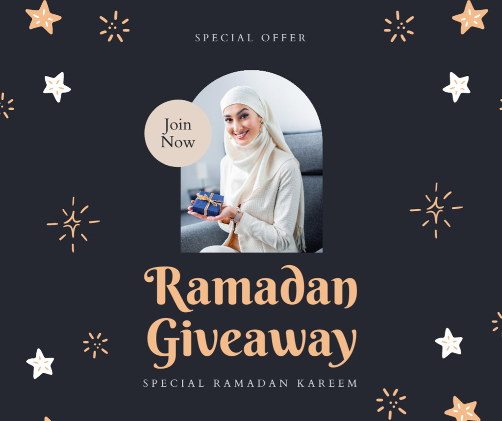 Designvorlage Special Offer on Ramadan für Facebook