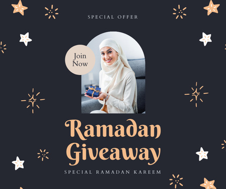 Platilla de diseño Special Offer on Ramadan Facebook