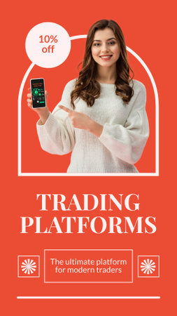 Stock Trading Instagram Story Design Template