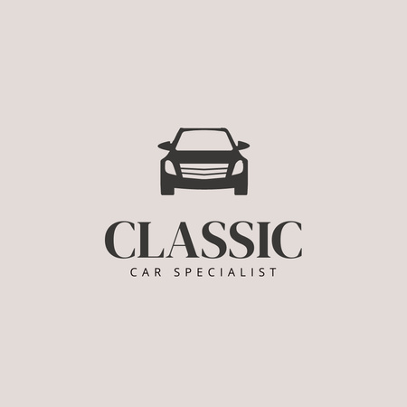 Auto Service Ad Logo Design Template