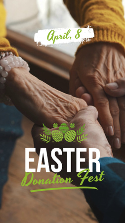 Charity Event For Easter Announcement TikTok Video – шаблон для дизайну