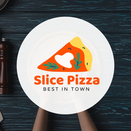 Delicious Pizza Proposition Logo Design Template