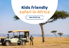 Unforgettable Safari Trip Promotion with Family in Car