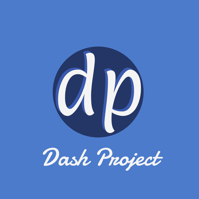 Dash project logo design Logo Šablona návrhu