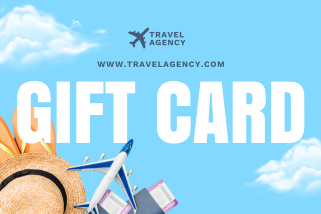 Summer Vacation Tour Gift Certificate – шаблон для дизайна