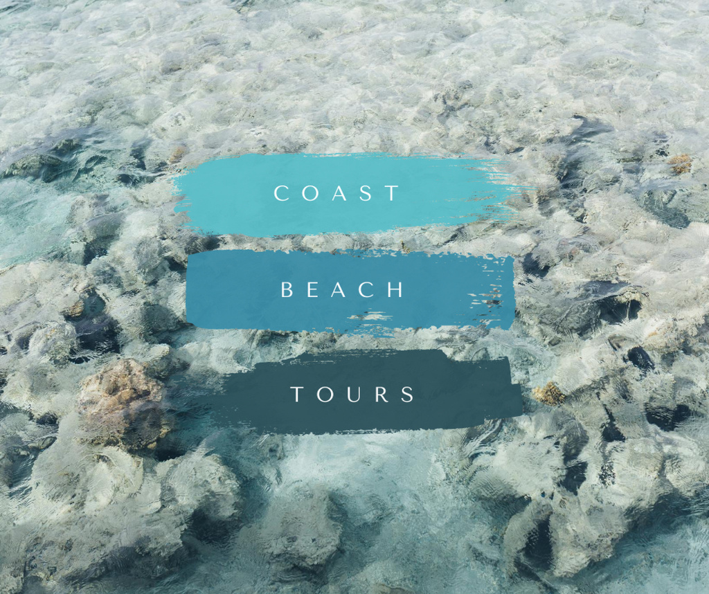 Summer Inspiration with Corals Underwater Facebook – шаблон для дизайна