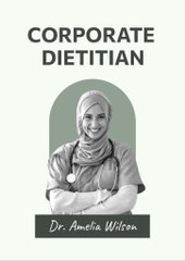 Corporate Dietitian Services Offer with Muslim Female Doctor