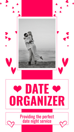 Offer of Services for Organizing Romantic Dates Instagram Story Design Template