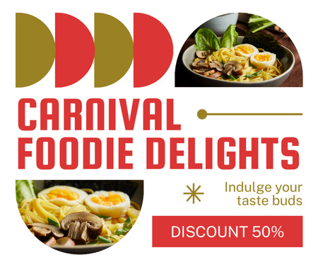 Experience Culinary Adventure with Reduced Price Offerings Facebook Design Template