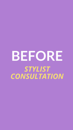 Stylist Consultation Ad with Woman in Bright Outfit TikTok Video Design Template