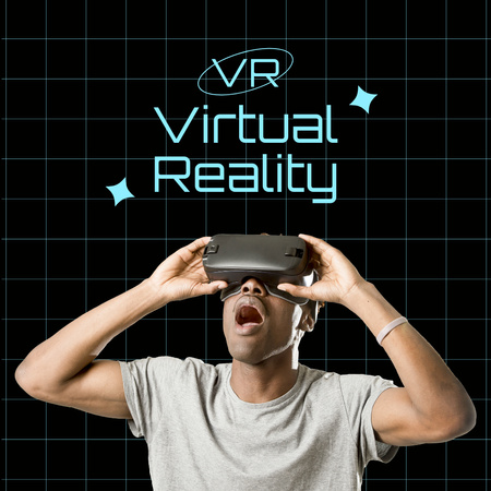 Designvorlage Virtual Reality Experiance für Instagram