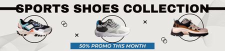 Plantilla de diseño de Collection of Sport Shoes Ebay Store Billboard 