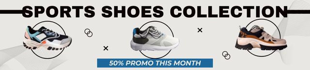 Modèle de visuel Collection of Sport Shoes - Ebay Store Billboard