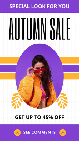 Special Autumn Look Discount TikTok Video – шаблон для дизайну