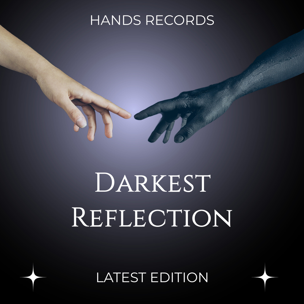 Darkest Reflection Album Cover Album Cover Tasarım Şablonu