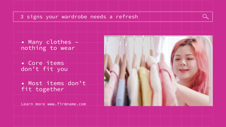 Main Tips About Wardrobe Refreshment Full HD video Design Template