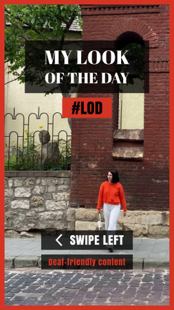 Platilla de diseño Personal Example For Look Of Day From Stylist TikTok Video
