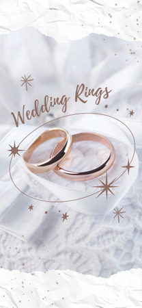 Plantilla de diseño de Venta de anillos de boda en blanco Snapchat Moment Filter 