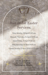 Easter Services Announcement with Ray of Light