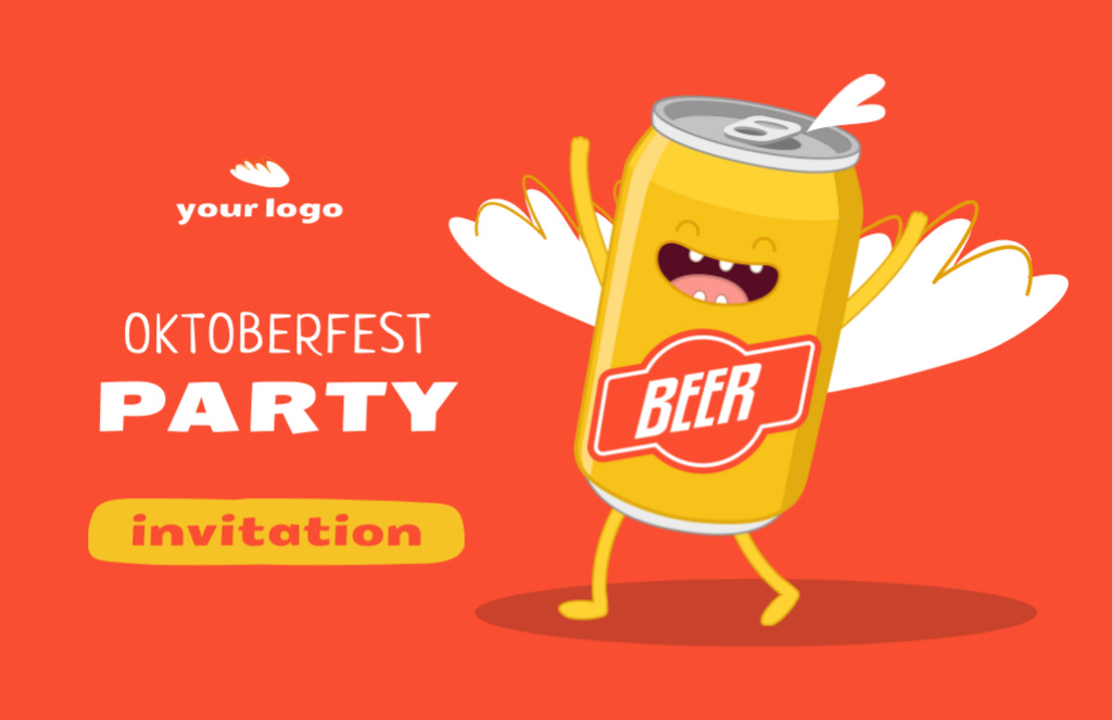 Oktoberfest Festive Fun Flyer 5.5x8.5in Horizontal Šablona návrhu