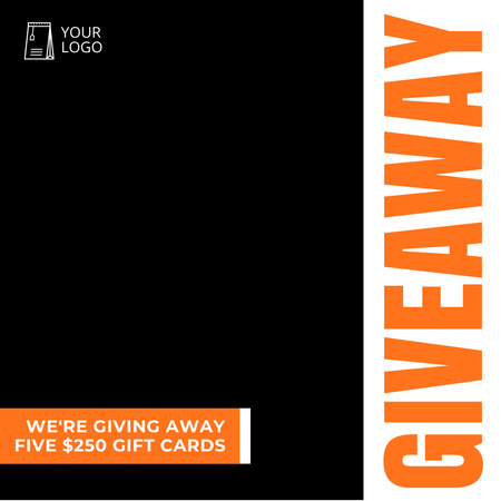 Giveaway Announcement with Tasty Nachos Animated Post Design Template