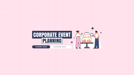 Platilla de diseño Services of Corporate Event Planning Ad Youtube