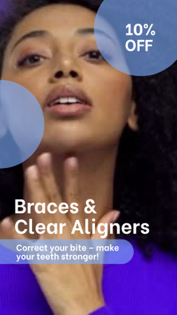 Braces For Correcting Bite Offer With Discount TikTok Video Design Template