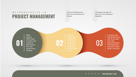 Platilla de diseño Project Management methodologies Mind Map