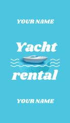 Yacht Rent Offer on Blue