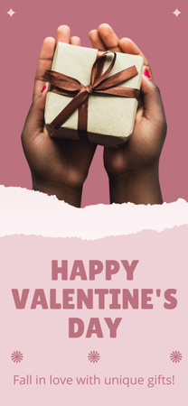 バレンタインデーに合わせて愛する人への特別なギフト Snapchat Moment Filterデザインテンプレート